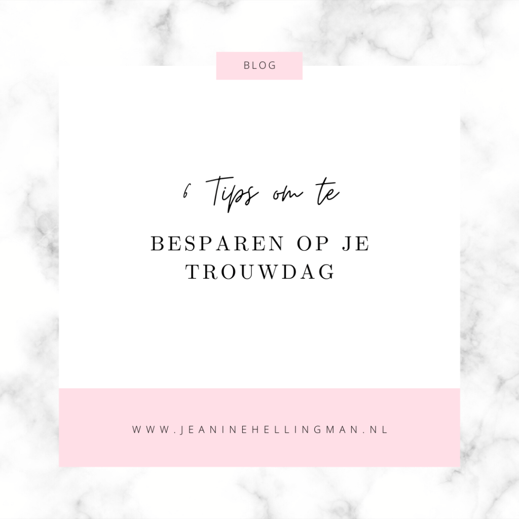 Lees meer over het artikel 6 tips om te besparen op je huwelijksdag